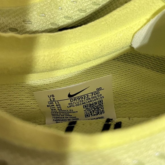 Nike Zoom X DragonFly Track & Field Distance DR9922-700 Men‎ Size 12 Volt Mint - Picture 7 of 7